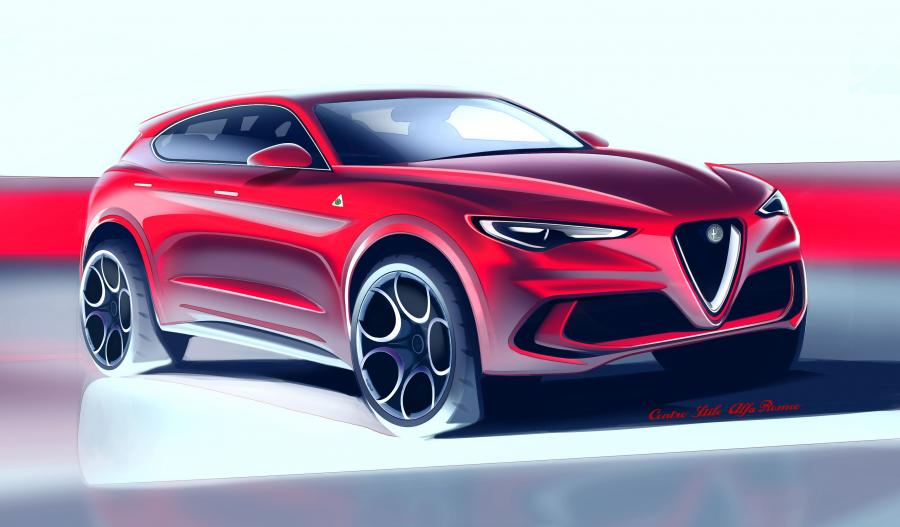 Эскиз Alfa Romeo Stelvio Quadrifoglio (949) 2017 года  (NA) (фото 22 из 25)